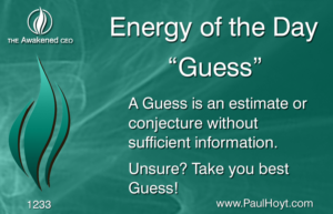Paul Hoyt Energy of the Day - Guess 2017-04-06