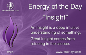 Paul Hoyt Energy of the Day - Insight 2017-04-15