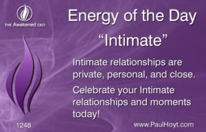 Paul Hoyt Energy of the Day - Intimate 2017-04-21