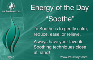 Paul Hoyt Energy of the Day - Soothe 2017-04-19