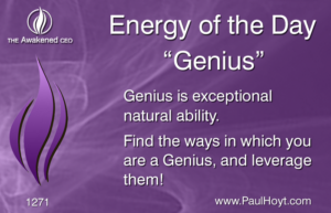 Paul Hoyt Energy of the Day - Genius 2017-05-14