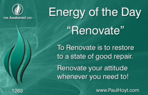 Paul Hoyt Energy of the Day - Renovate 2017-05-08