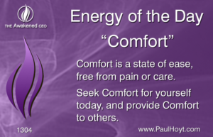 Paul Hoyt Energy of the Day - Comfort 2017-06-16
