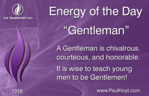 Paul Hoyt Energy of the Day - Gentleman 2017-06-30