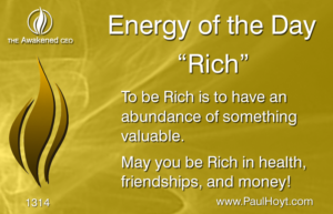 Paul Hoyt Energy of the Day - Rich 2017-06-26
