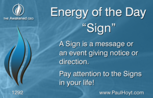Paul Hoyt Energy of the Day - Sign 2017-06-04