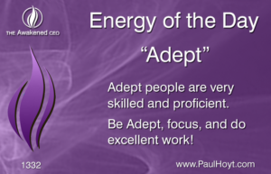 Paul Hoyt Energy of the Day - Adept 2017-07-14