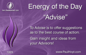 Paul Hoyt Energy of the Day - Advise 2017-07-05