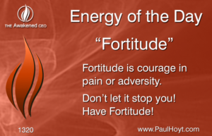 Paul Hoyt Energy of the Day - Fortitude 2017-07-02