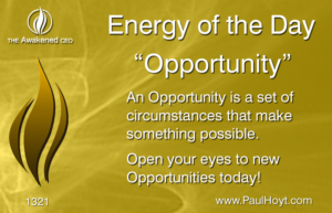 Paul Hoyt Energy of the Day - Opportunity 2017-07-03