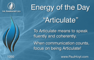 Paul Hoyt Energy of the Day - Articulate 2017-08-01