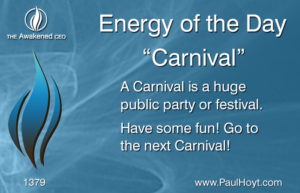 Paul Hoyt Energy of the Day - Carnival 2017-08-30
