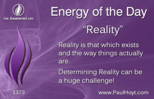 Paul Hoyt Energy of the Day - Reality 2017-08-24
