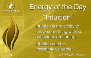 Paul Hoyt Energy of the Day - Intuition 2017-09-27