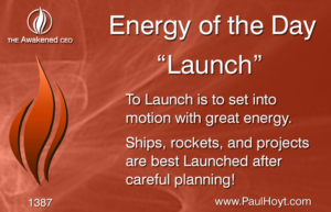 Paul Hoyt Energy of the Day - Launch 2017-09-07