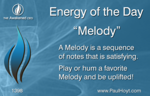 Paul Hoyt Energy of the Day - Melody 2017-09-18
