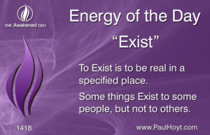Paul Hoyt Energy of the Day - Exist 2017-10-08