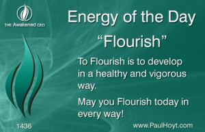 Paul Hoyt Energy of the Day - Flourish 2017-10-26