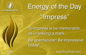 Paul Hoyt Energy of the Day - Impress 2017-10-15