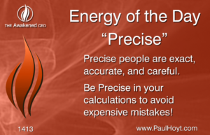 Paul Hoyt Energy of the Day - Precise 2017-10-03