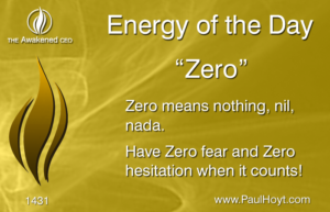 Paul Hoyt Energy of the Day - Zero 2017-10-19
