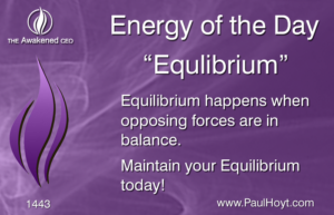 Paul Hoyt Energy of the Day - Equlibrium 2017-11-02