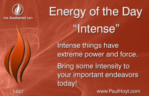 Paul Hoyt Energy of the Day - Intense 2017-11-06