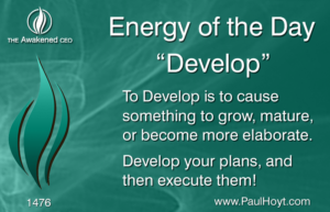 Paul Hoyt Energy of the Day - Develop 2017-12-05