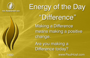 Paul Hoyt Energy of the Day - Difference 2017-12-09